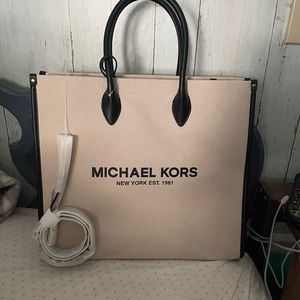 Michael Kors canvas tote